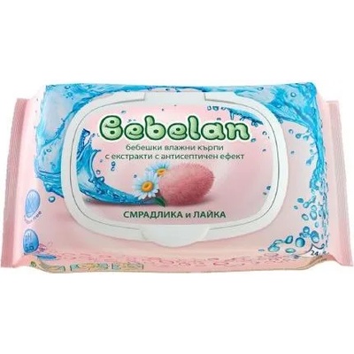 Bebelan Влажни кърпи Bebelan - Смрадлика и Лайка, 24 броя (3800232570251)
