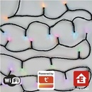 EMOS Lighting GoSmart LED vianočná reťaz 24 m vonkajšia aj vnútorná RGB programy časovač wifi