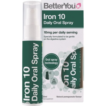 BetterYou Iron 10 Орален спрей, 10 mg, 25 ml, 32 дневни дози, Better You