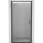 Mexen Exo-S плъзгащи се душ врати 100 см, прозрачни, черни - 8151-100-000-70-00 (8151-100-000-70-00)