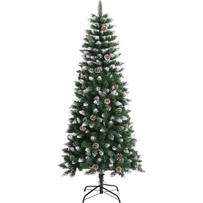 vidaXL Umelý vianočný stromček so stojanom zelený 150 cm PVC
