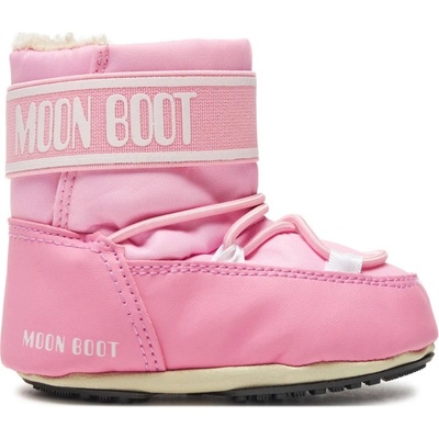 Moon Boot MB CRIB NYLON-JR-J004 LIGHT PINK Růžová