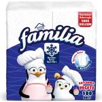 familia Еднопластови сгънати салфетки, 100 бр (2998916)