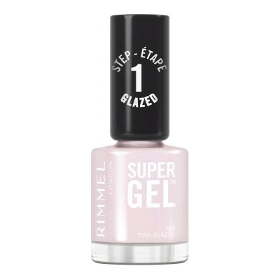 Rimmel Super Gel gelový lak na nehty bez užití UV/LED lampy odstín 105 Pink Glazed 12 ml