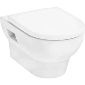 Hansgrohe Комплект окачена тоалетна чиния Hansgrohe GladeLake S AquaChannel Flush с нормално затварящ капак (60201450)
