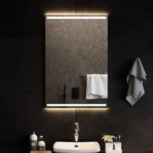 vidaXL LED огледало за баня, 60x90 см (3154069)
