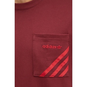 adidas Originals Тениска adidas Originals в бордо с изчистен дизайн IX9606 (IX9606)