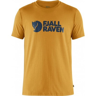 Fjällräven Мъжка тениска Fjällräven Fjällräven Logo T-shirt - Ochre (016-6755-0312)