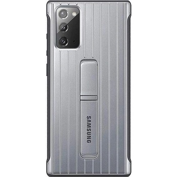 Samsung Protective Standing Cover EF-RN980CSEGEU - оригинален удароустойчив хибриден кейс с поставка за Samsung Galaxy Note 20 (сребрист)