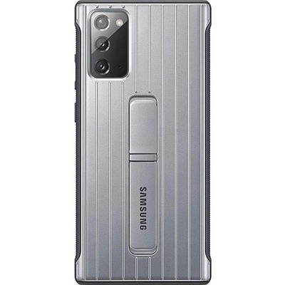 Samsung Protective Standing Cover EF-RN980CSEGEU - оригинален удароустойчив хибриден кейс с поставка за Samsung Galaxy Note 20 (сребрист)