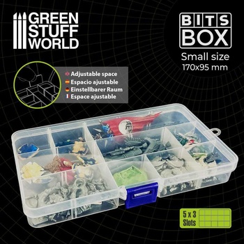 Green Stuff World Storage Bits Boxes S box malý s variabilními úložnými prostory