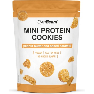 GymBeam Mini Protein Cookies arašidové maslo a slaný karamel 100 g