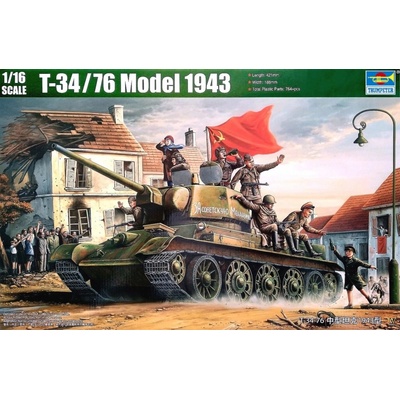 Trumpeter T-34/76 Model 1943 w full interior kit 1:16