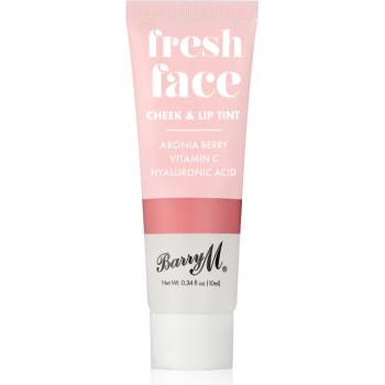 Barry M Fresh Face течен руж и блясък за устни цвят Summer Rose 10ml