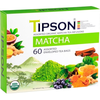 Tipson BIO Matcha Kazeta Variace prebal 60 x 1,5 g
