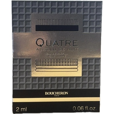 Boucheron Quatre Pour Homme Absolu de Nuit parfum pánsky 2 ml vzorka