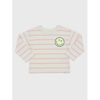 GAP Бебешка тениска Gap × SmileyWorld® GAP GAP | Byal | Момичешки | 80