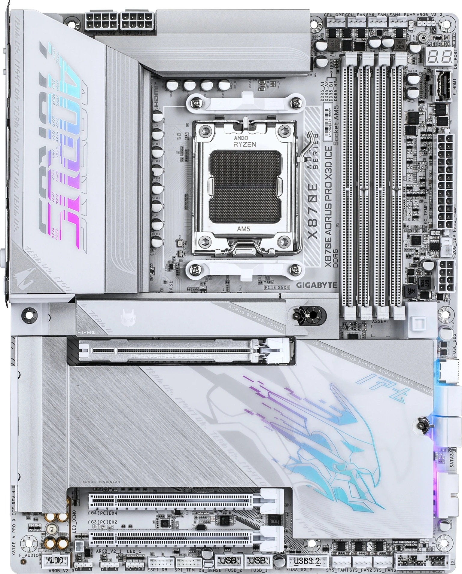 GIGABYTE X870E AORUS PRO X3D ICE