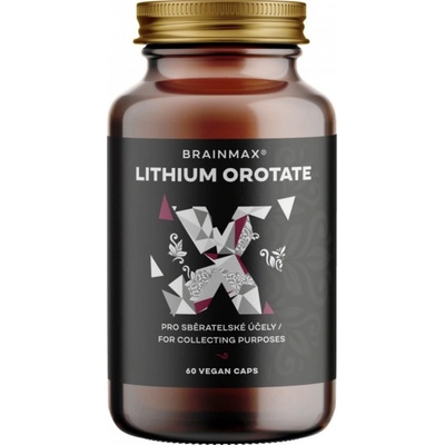 BrainMax Lithium Orotate 60 rostlinných kapslí