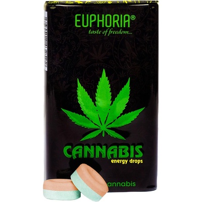 Euphoria Konopné Energy bonbóny 25 g