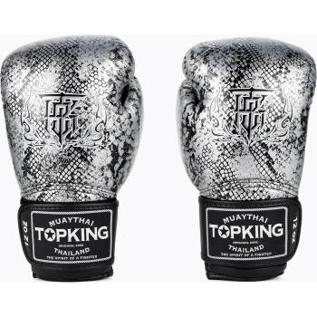 Top King Боксови ръкавици Top King Muay Thai Super Star Snake black TKBGSS-02A-BK