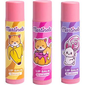 Aquarius Cosmetic Комплект балсам за устни Martinelia Yummy - Sweet shop, 3 броя