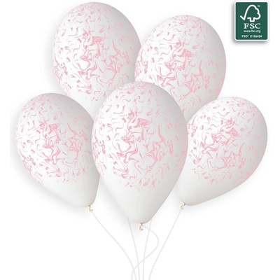 Gemar Балон - Мраморно розово 33 см