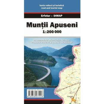 Rumunsko Muntii Apuseni mapa Dim3 1:200T