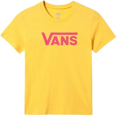 Vans Girls Flying V Crew Tee Lemon Chrome