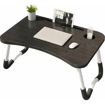 Stolík na notebook Verk Skladací stolík pod notebook - 60 x 27 x 40 cm - čierny (06230_CZ)