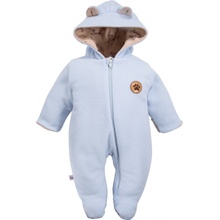 EEVI Dojčenský fleecový overal RUN&FUN modrý