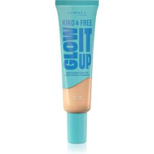 Rimmel Kind & Free Glow It Up лек хидратиращ фон дьо тен цвят 010 Rose Ivory 30ml
