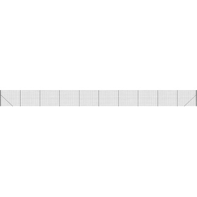 zahrada-XL Drátěný plot s přírubami antracitový 1,6 x 25 m