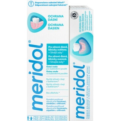 Meridol zubná pasta 75 ml + ústna voda 400 ml darčeková sada