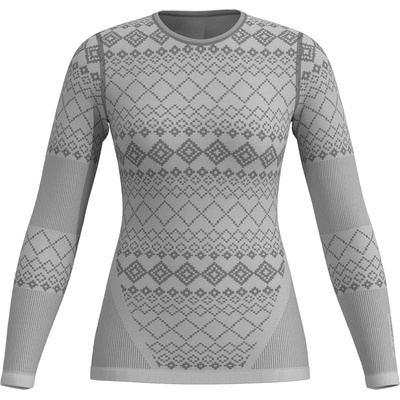 Löffler Дамско синтетично термобельо Löffler Women's Shirt L/S Transtex Warm RETR'X Synthetic base layer - Grey Melange - размер 32/34 (EU) (114-3689-0111)