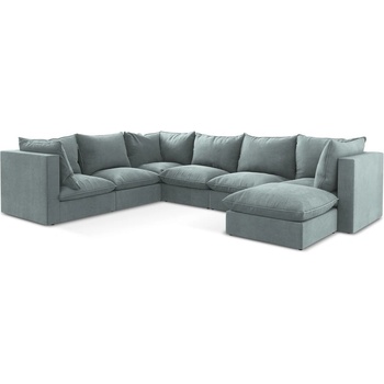 makamii Син ъглов диван (ляв ъгъл/U форма) Manao - Makamii (MANAO_UR_41_P1_C5)