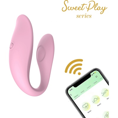Erospace C-Type Vibrator App Control Sweet Play A7 Pink