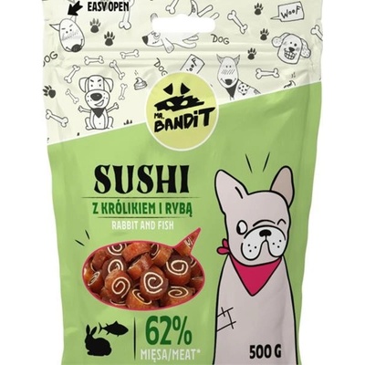 VetExpert Mr.Bandit pochoutka SUSHI králík a ryba 500 g
