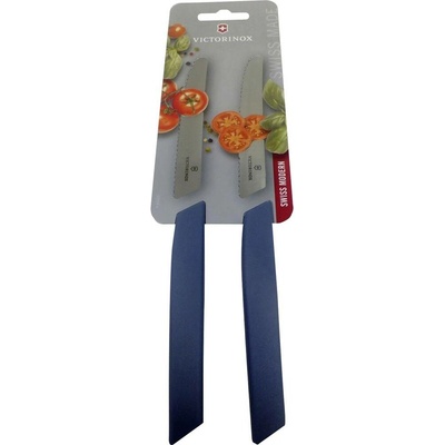 Victorinox Sada 2 ks nožů na rajčata Swiss Modern 11cm modrá