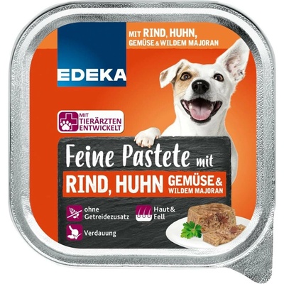 Edeka Adult Dog hovězí kuřecí zelenina 150 g
