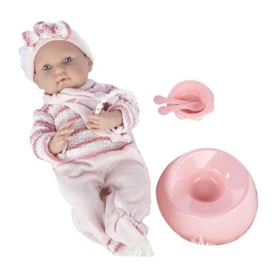 Wiky Бебе в розов гащеризон 40 см