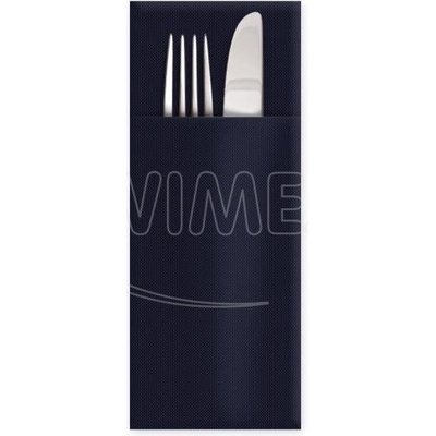Wimex Obrúsok CutleryStar 2vrstvý čierny 50 ks 38x32cm