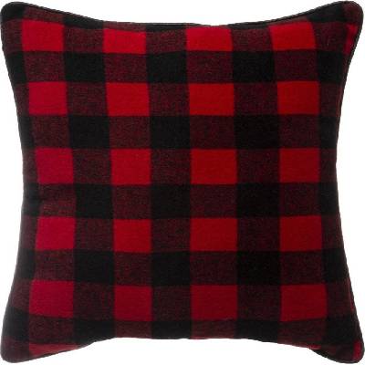Bertoni-arco červený kostkovaný vankúš polyester 45x45