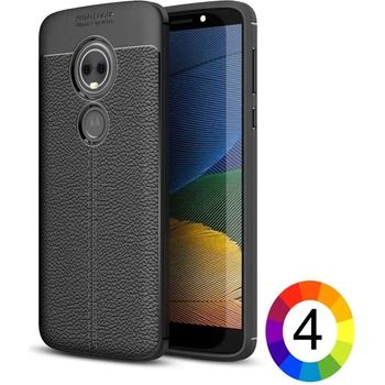 Image 1 of Motorola Moto E5 / G6 Play Удароустойчив Litchi Skin Калъф и Протектор