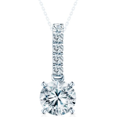 SAVICKI Висулка Share Your Love: бяло злато, лабораторен диамант