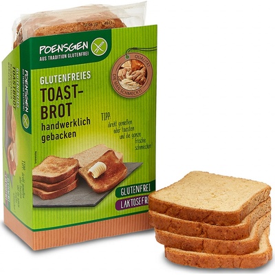 Poensgen Toastový chléb bez lepku a bez laktózy 400 g