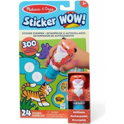 Sticker WOW! razítkovač se samolepkami tygr