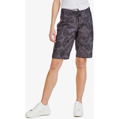 Sam 73 dámské vzorované kraťasy Estella tmavě šedé