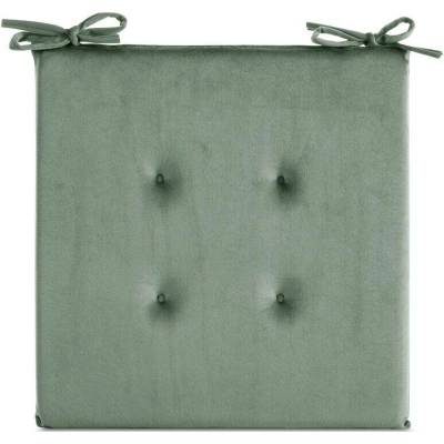 Takoy Sametový podsedák GAJA s ozdobným prošíváním a praktickými šňůrkami-HF-463966 | 40 x 40 cm