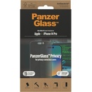 PanzerGlass ochranné sklo Privacy pro Apple iPhone 14 Pro s instalačním rámečkem P2784